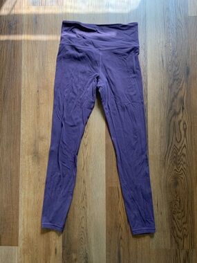 Athleta Ultra High Rise Elation Tight Plum